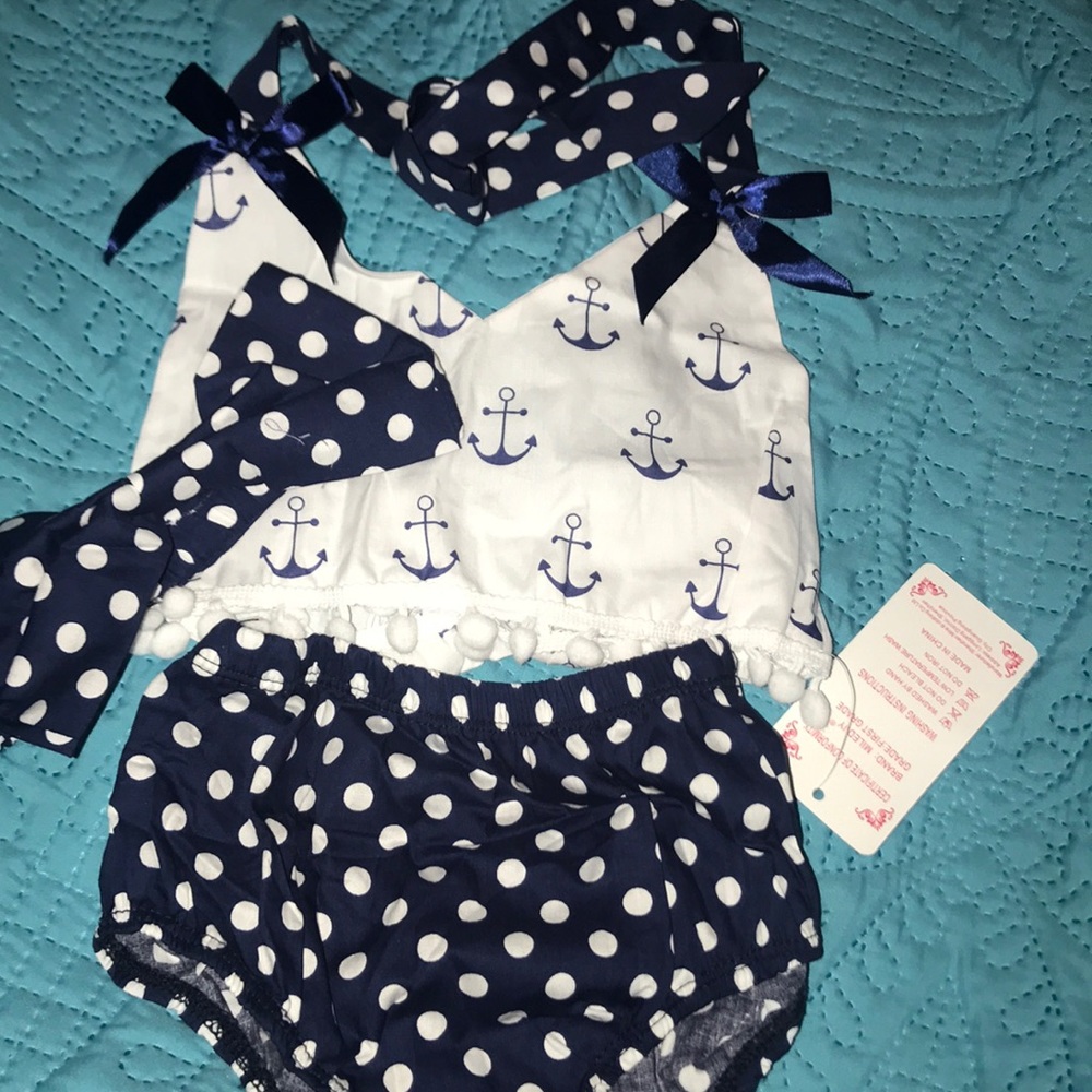 NWT 3pc sailor outfit - Picture 3 of 8